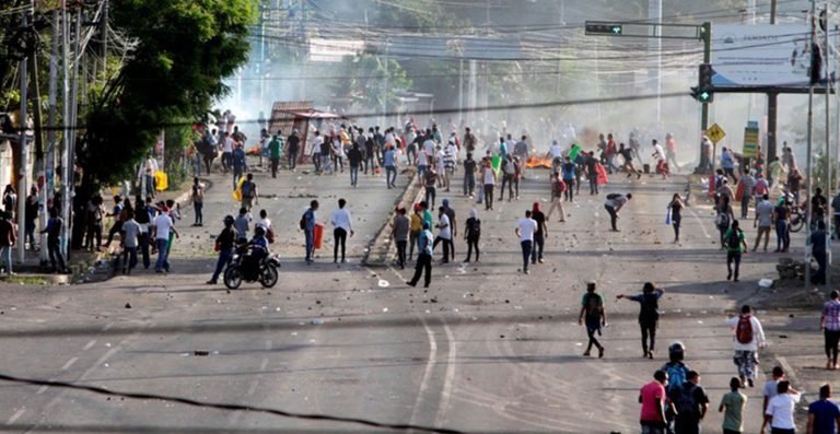 Protestas en Nicaragua