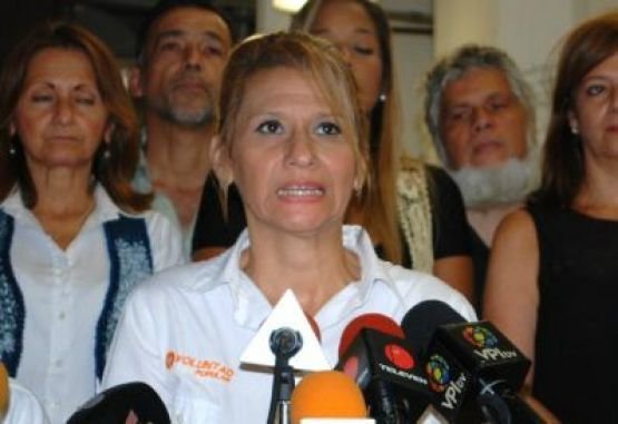 Celia Fernandez, dirigente del Frente Amplio Venezuela Libre