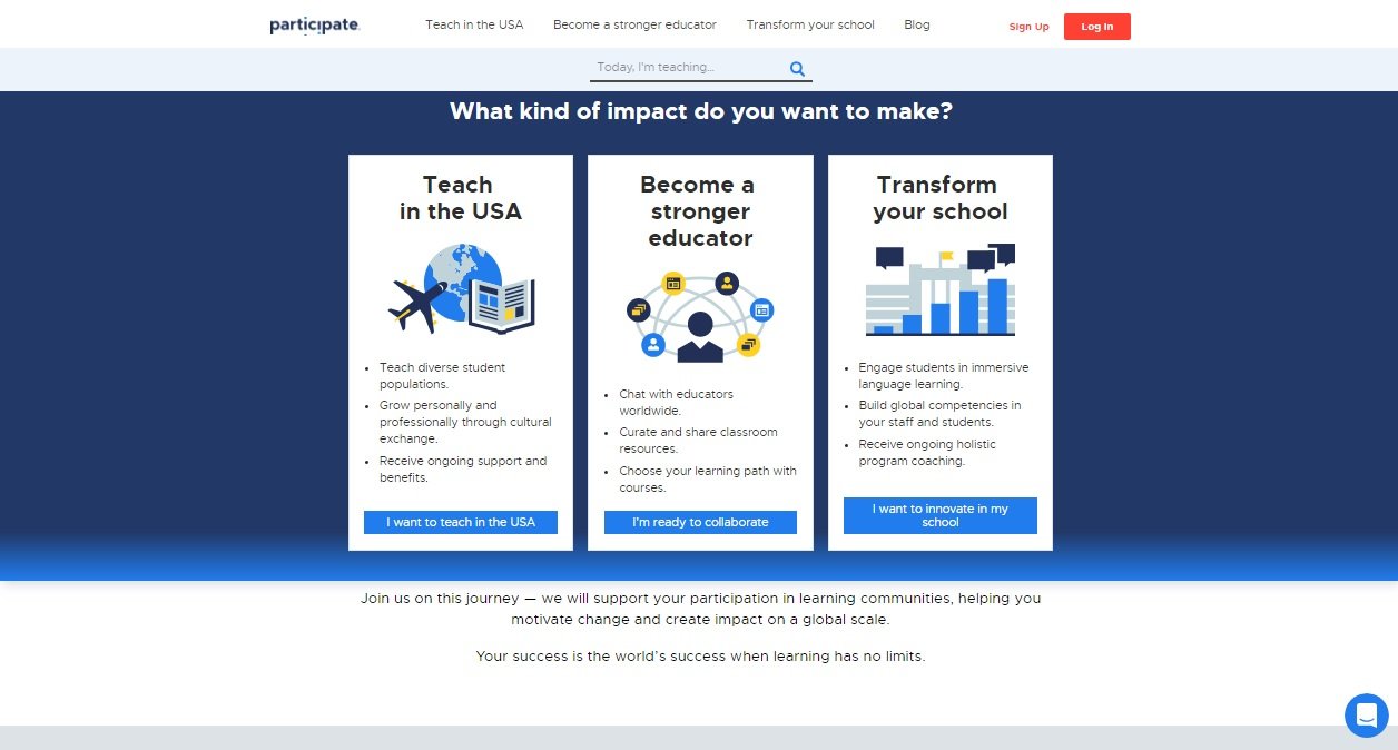 Pagina Web https://www.participate.com/