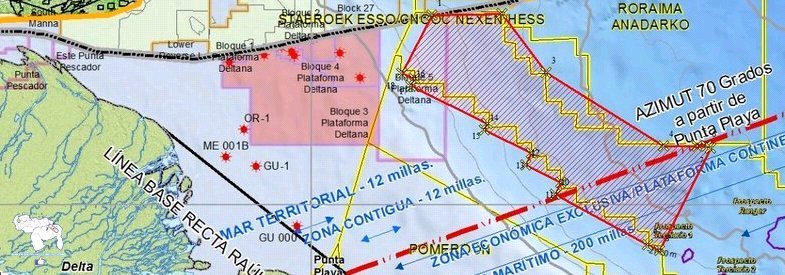 Guyana dió una concesión a Exxon Mobile para operar en aguas venezolanas