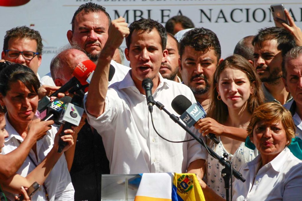 Juan Guaidó, presidente de la Asamblea Nacional