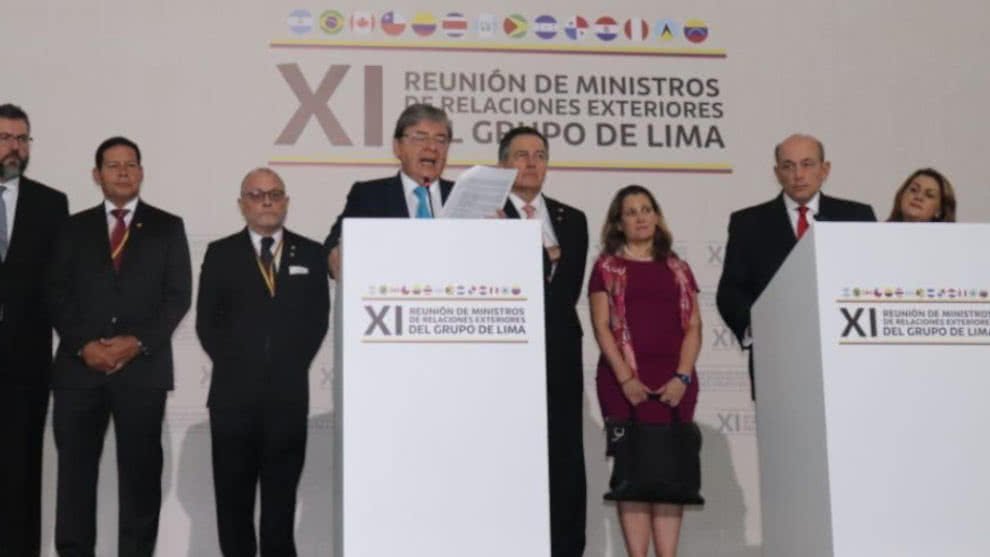 Grupo de Lima en Bogotá