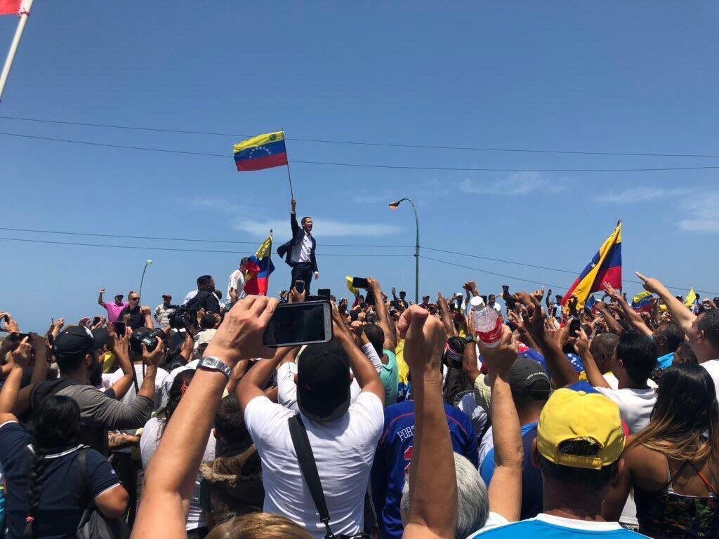 Juan Guaidó volvió a Venezuela