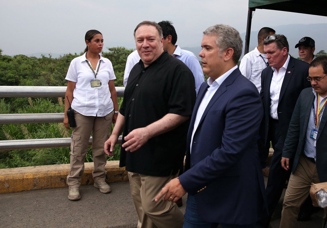 Pompeo en Colombia