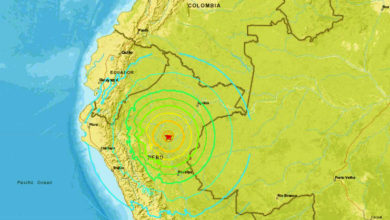 Terremoto de 8.0 en Perú.