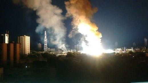 La explosión en los transformadores de la subestación San Felipe afectó el servicio eléctrico de Maracaibo