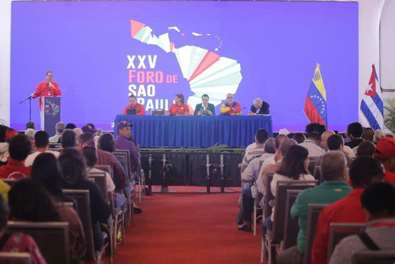 El Foro de Sao Paulo da respaldo al diálogo entre el Gobierno y la Oposición