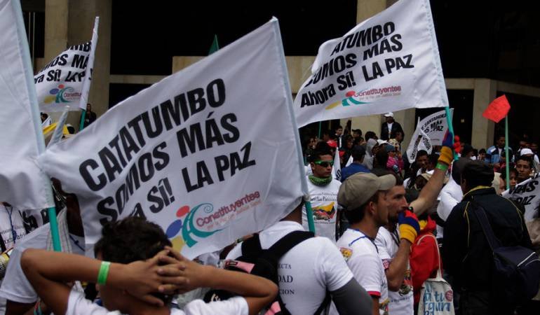 Los habitantes de la frontera colombo venezolana, en el sector Catatumbo están bajo asedio