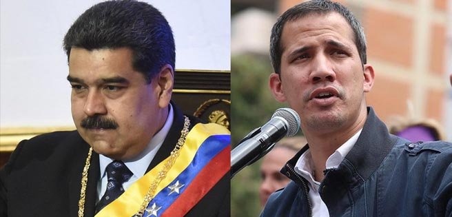 Maduro y Guaidó