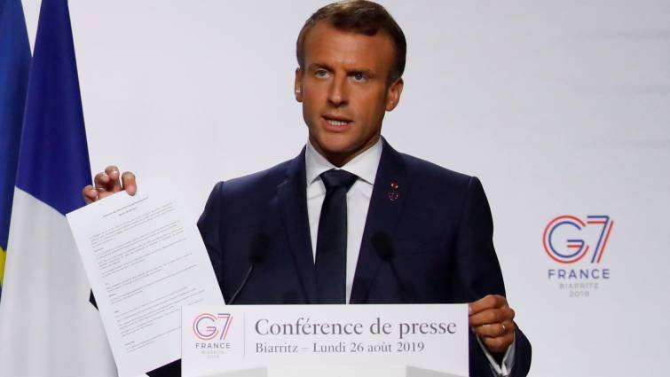 Emmanuel Macron, declara sobre el Amazonas
