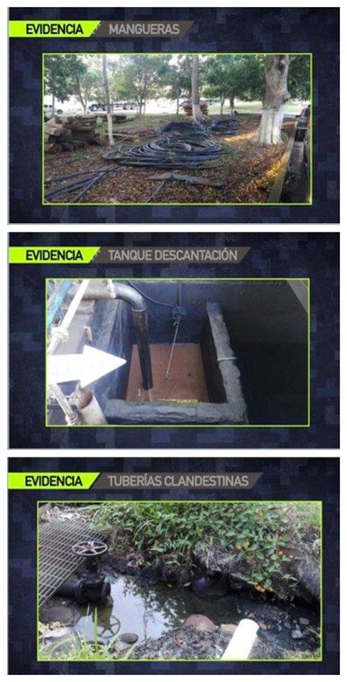 Evidencias del manejo del combustible dejadas por la mafia de contrabando de gasolina