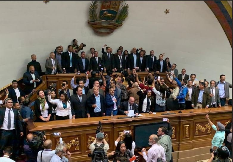 La Asamblea Nacional de 2015 fue desplazada tras las elecciones de Diciembre de 2020, pero sigue siendo reconocida por Estados Unidos