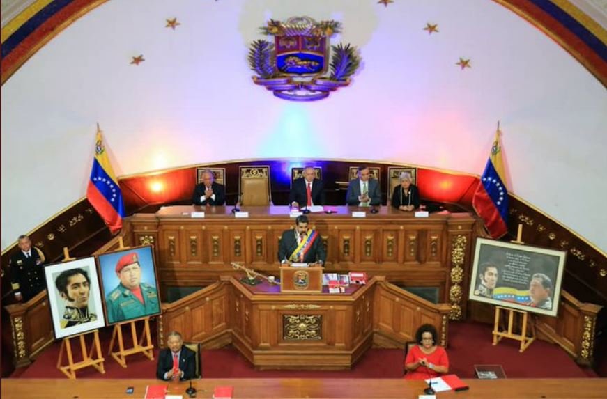 Guaidó señaló como un show la presentación de la memoria y cuenta de Maduro ante la ANC