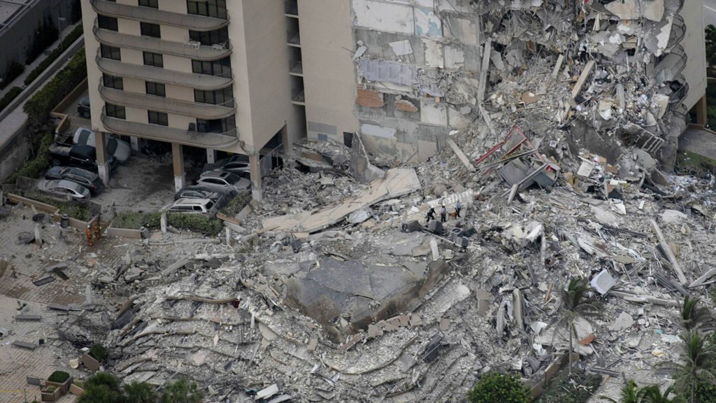 Edificio colapsado en Miami